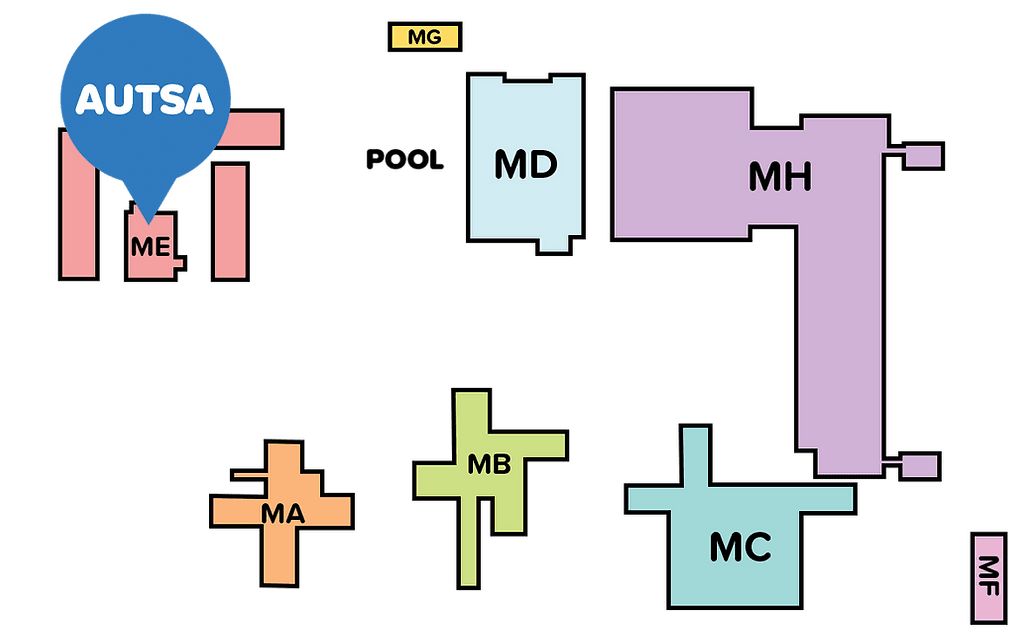 South Campus map